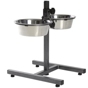 TRIXIE Edelstahl Napfbar 2 x 1800 ml / ø 20 cm Neuheit